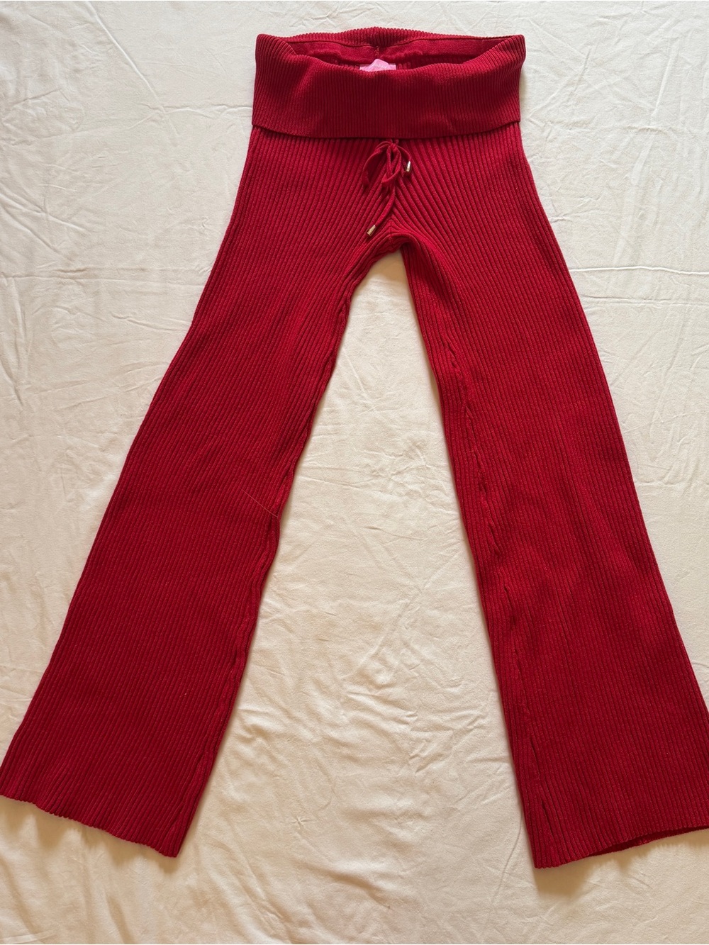 Edikted Red Ribbed Knit Set - Picture 3 of 5